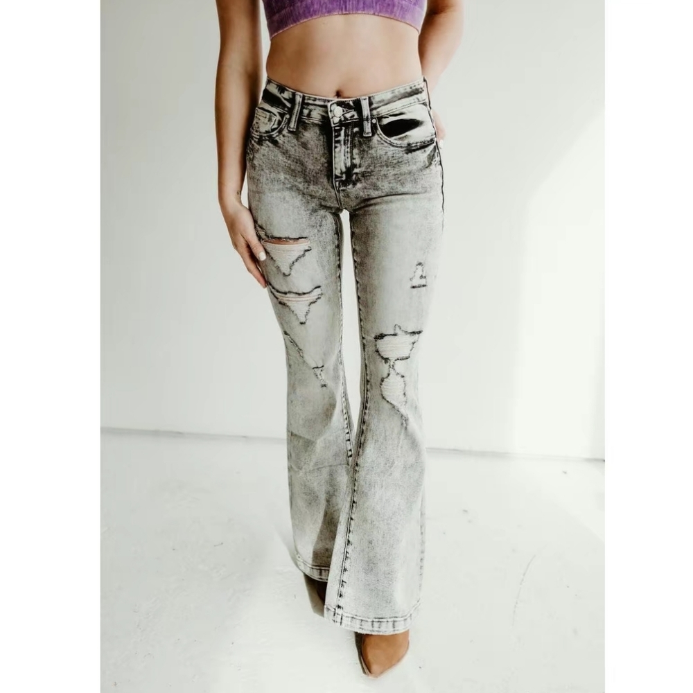Grey wash jeans